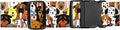 Luggage Straps for Suitcases, Adjustable Travel Belt, Durable Wide Luggage Strap, Cute Suitcase Strap Identifiers with Buckle, Bag Straps for Luggage, Cute Colorful Dogs