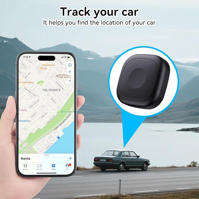 4 Pack for Tile Life360 Mate 2024/2022 Bluetooth Tracker Adhesive Mount, Silicone Waterproof Case with 3M Adhesive Sticker Stick on Car/Bike/Luggage, Hidden Tile Mate Full Protective Holder Anti-Lost