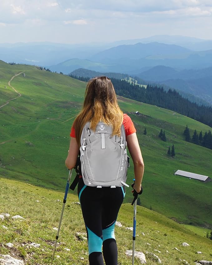 Hiking Backpack 40L Lightweight Waterproof Daypack for Men Women Outdoor Camping Mountaineering Trekking Travel Bag