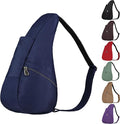 AmeriBag 17" Microfiber Crossbody Sling Healthy Back Bag
