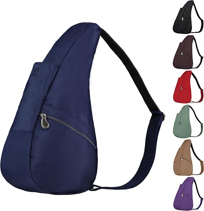AmeriBag 17" Microfiber Crossbody Sling Healthy Back Bag