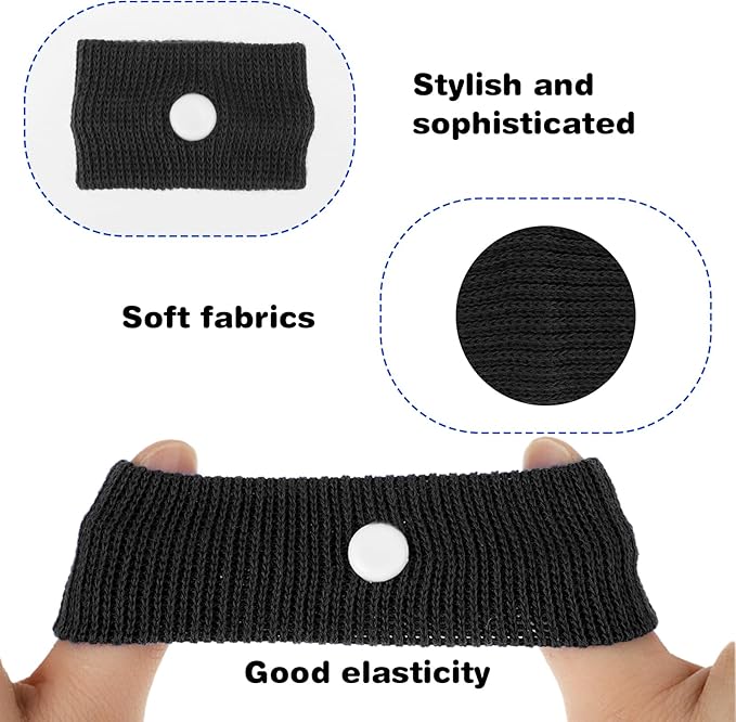 Motion Sickness Relief Bands, 8pcs Motion Travel Sickness Wristbands Natural Acupressure Nausea Relief Wristband for Pregnancy Morning Car Sea Flying Trip Dizziness Anxiety