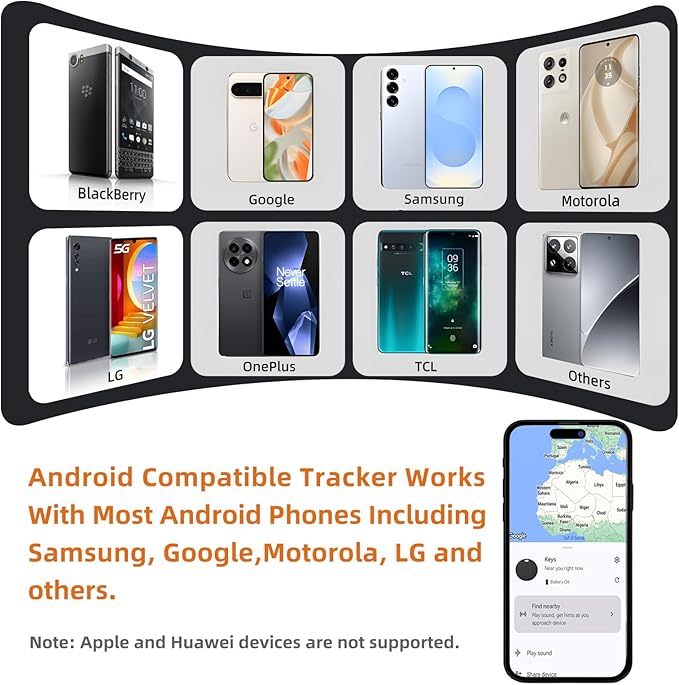 Air Tags for Android, Bluetooth Smart Tags for Android, Luggage Tracker Works with Google Find My Device App, Key Finders Item Locator for Keys, Wallets, Suitcases, Replaceable Battery, 4 Pack