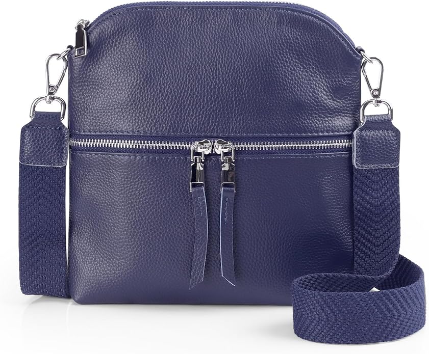befen Genuine Leather Small Crossbody Purses for Women Travel Cross Body Bags Lightweight with Adjustable Shoulder Strap