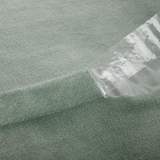Surii Home Luxury Microfiber Flannel Blanket, Super Soft, Warm, Cozy, Fluffy, and Breathable, Perfect Throws for Bed, Couch, Sofa, for All Season Use. 350GSM Travel Size 50x60 Inches (Oliver Green)