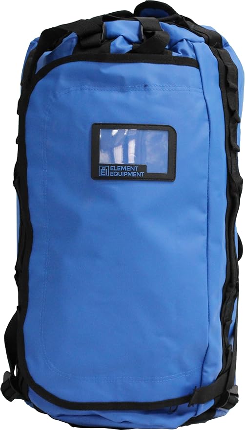 Element Equipment Trailhead Duffel Bag Shoulder Straps Waterproof Imperial Blue Small