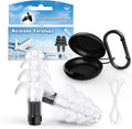 Ear Plugs for Airplane Pressure Relief, Kids 6+, Adults/Small Canal Reusable Airplane Earplugs 26dB, with Silicone Connector Cord, Travel Essentials for Flying, Ear Protection Earplugs
