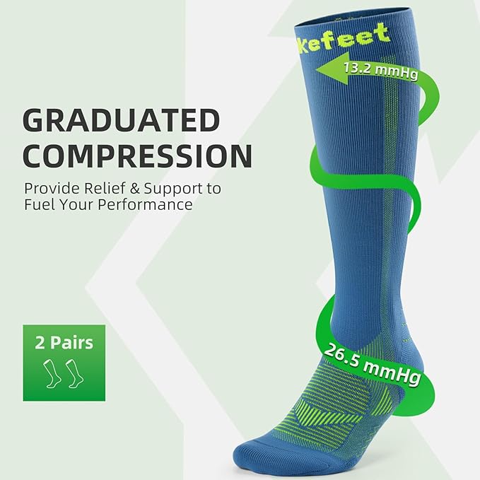 Compression Socks for Women Men 3 Pairs, Compression Stockings, Fragrance Flight Socks for Travelling Sitting