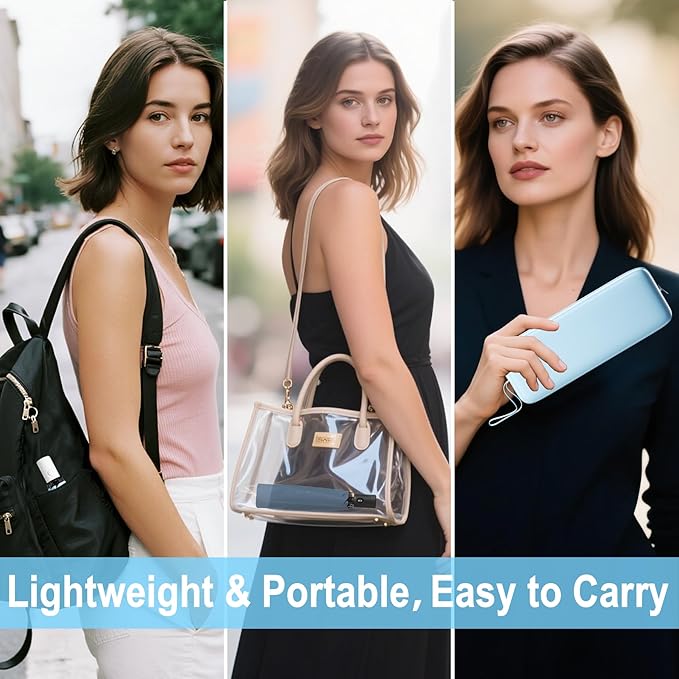 Auto Open Close Umbrella - Ultra Light Compact Travel & Backpack Size for Women and Men, UPF 50+ Eco-Friendly Sun Protection & Windproof Rain Umbrella with UV Defense