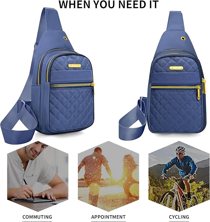 Small Sling Bag For Women Men Casual Crossbody Sling Backpack