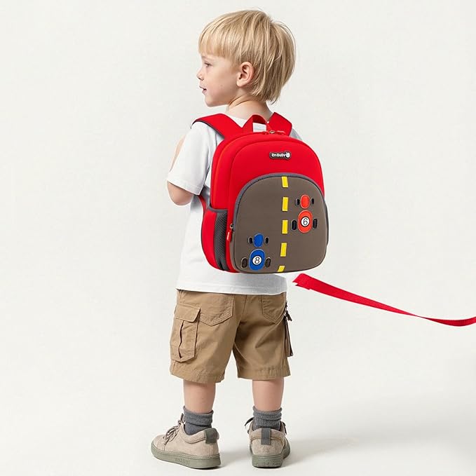 Padgene Toddler Backpacks Kids Preschool Backpack Waterproof Neoprene Animal Schoolbag Lunch backpack 3D Cartoon Mini Travel Bag for Boys Girls Ages 3-5