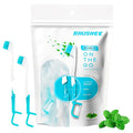 The Evolution of Oral Care | 4-in-1 Tool (Paste + Brush + Floss + Pick) | Individually Wrapped | Disposable | Prepasted Travel Toothbrushes | Small Adult Toothbrush - (3-Pack)
