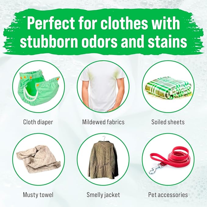 Rockin' Green Hard Rock Travel Laundry Detergent Sheets for Hard Water - Mess-Free Laundry Sheet Detergent with Sodium Bicarbonate - Easily Dissolvable Laundry Soap Sheets (104 Loads, AC/DSea Breeze)