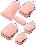 Compression Packing Cubes Set for Travel - Lightweight, Durable Clothes Organizer for Carry-On Luggage and Suitcases by TRIPPED Travel Gear