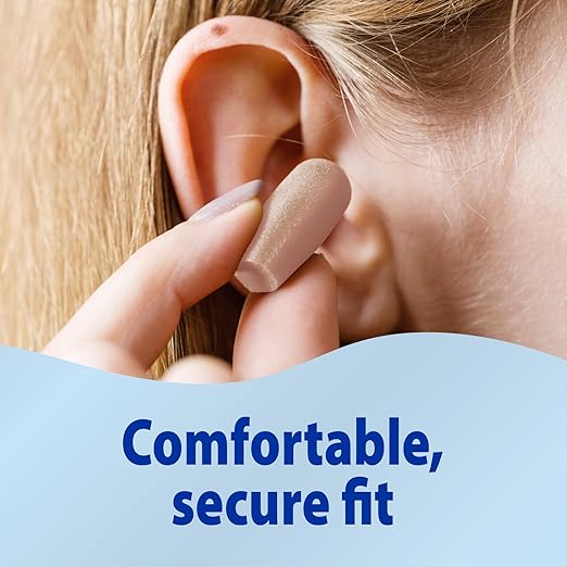 ThereCare Soft Foam Earplugs | 30 dB Noise Reduction | Slim-Fit | 50 Pairs Per Jar | Latex-Free | Sleep, Work, Travel, Recreation Uses