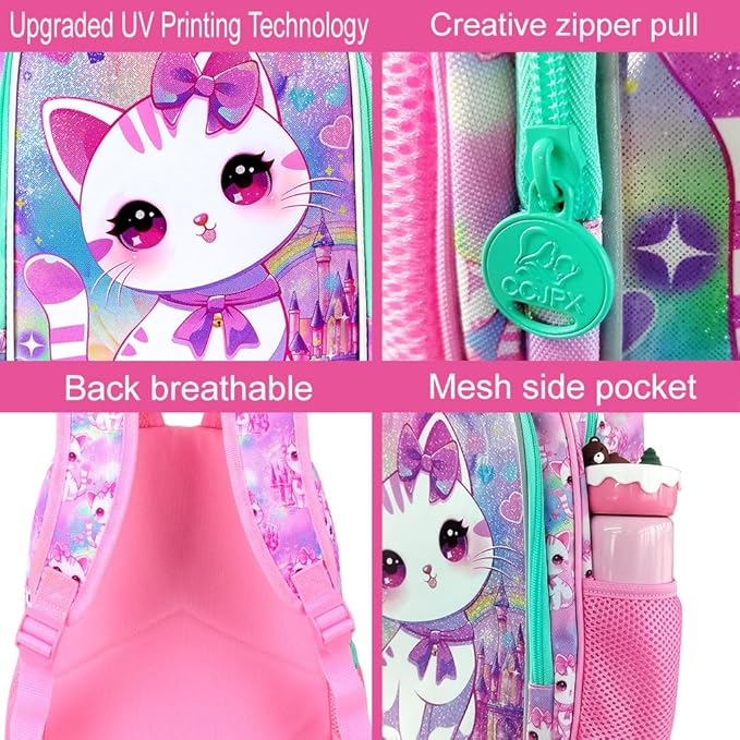 CCJPX Toddler Backpack for Boys Girls, Dinosaur Unicorn Cat Preschool Bookbag Kindergarten Cute School Bag