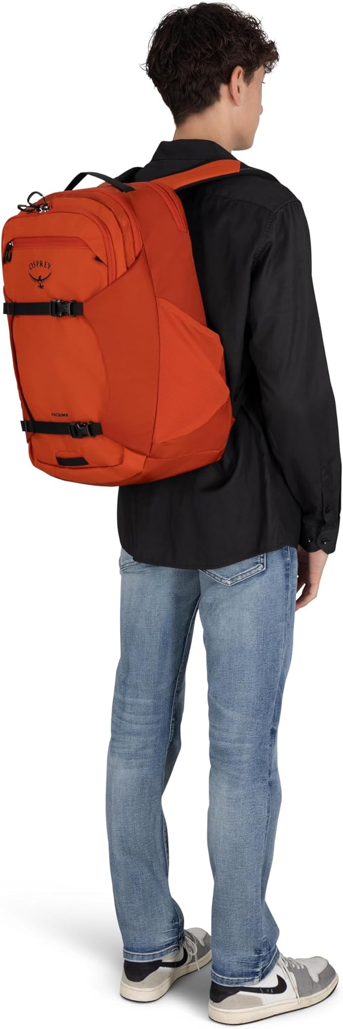 Osprey Proxima 30L Campus Laptop Backpack - Organized Everyday Pack with Dedicated Tech Storage, Water Bottle Pockets, and Comfortable Carry - Perfect for School, Commutie, and Travel, Black/Coal Grey