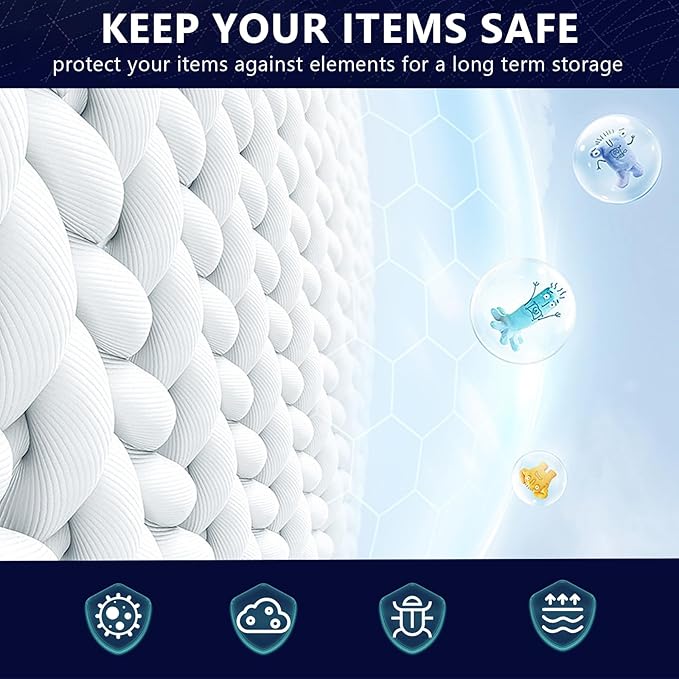 Vacuum Seal Bags for Clothing with Electric Pump, 10 Pack(5 Jumbo/5 Large Vacuum Storage Bags) Space bags vacuum Packing Bag for Travel Luggage Blankets Comforters Vaccine Sealed Storage Bag