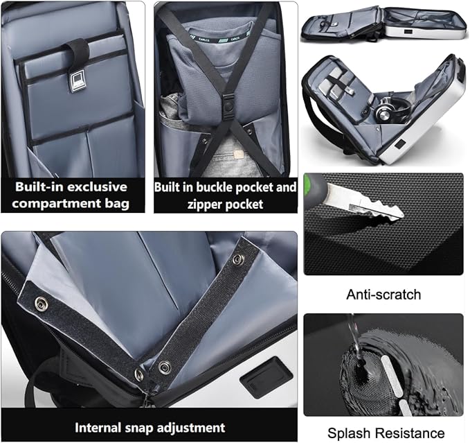 Starlink Mini Travel Bag, Anti-theft & Water-resistant Backpack for Starlink Dish and All Accessories, Fits for Camping, RV Trip 17 Inch