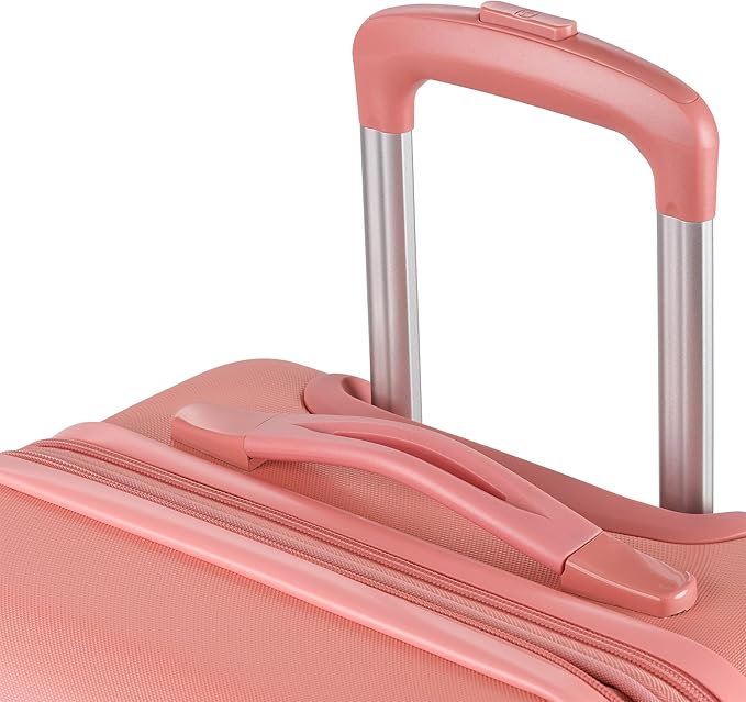 SwissGear 7366 Hardside Expandable Luggage with Spinner Wheels, Coral Almond, 3-Piece Set (19/23/27)