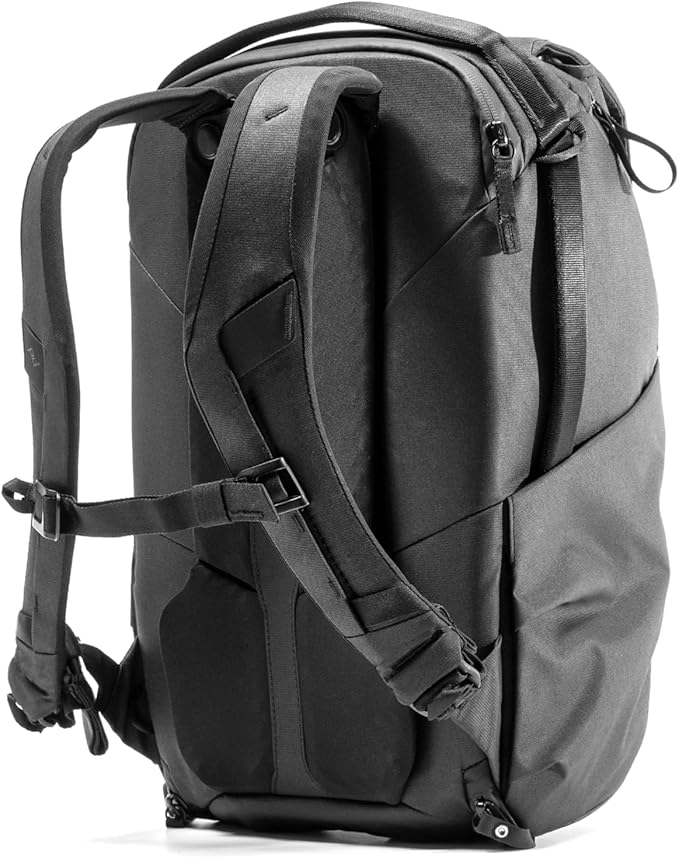 Peak Design Everyday Backpack 20L, Black, MagLatch Top, Dual Side Access, FlexFold Dividers, Fits 15" Laptop, For Camera Carry, Daily Commutes or Travel, Versatile Backpack for Men and Women