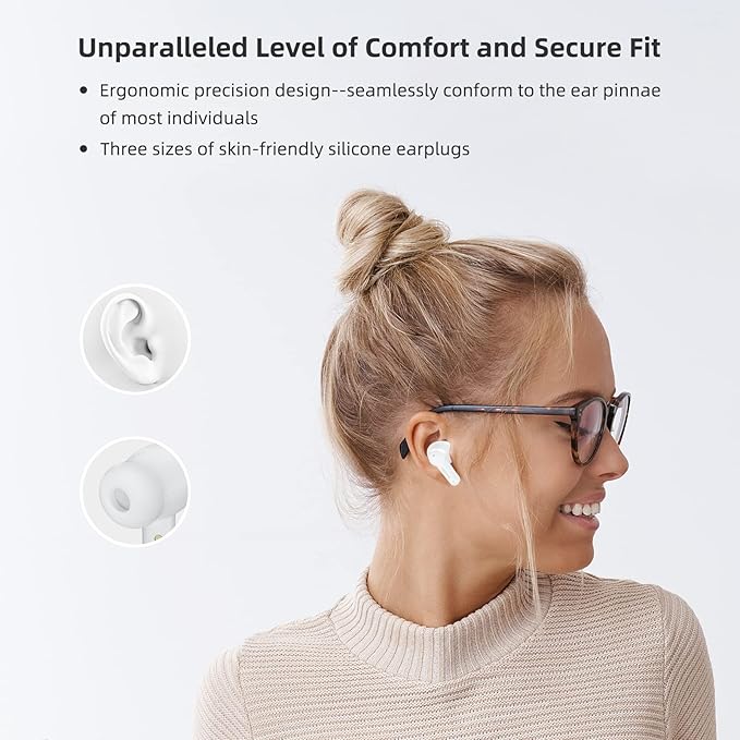M3 Translator Earbuds Language Translator Device Sliding Design Support 144 Languages & Accents Translation Wireless Translator Device with APP Fit iOS & Android