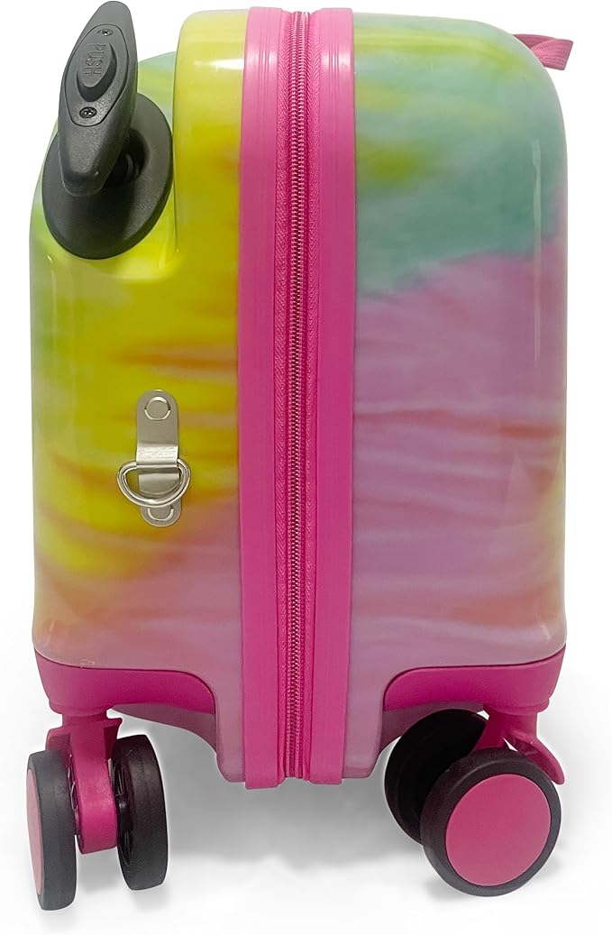 Fast Forward 18" Lilo And Stitch Kids Ride on Luggage-HardShell Rolling Travel Suitcase-Lightweight Ride On Suitcase For Kids