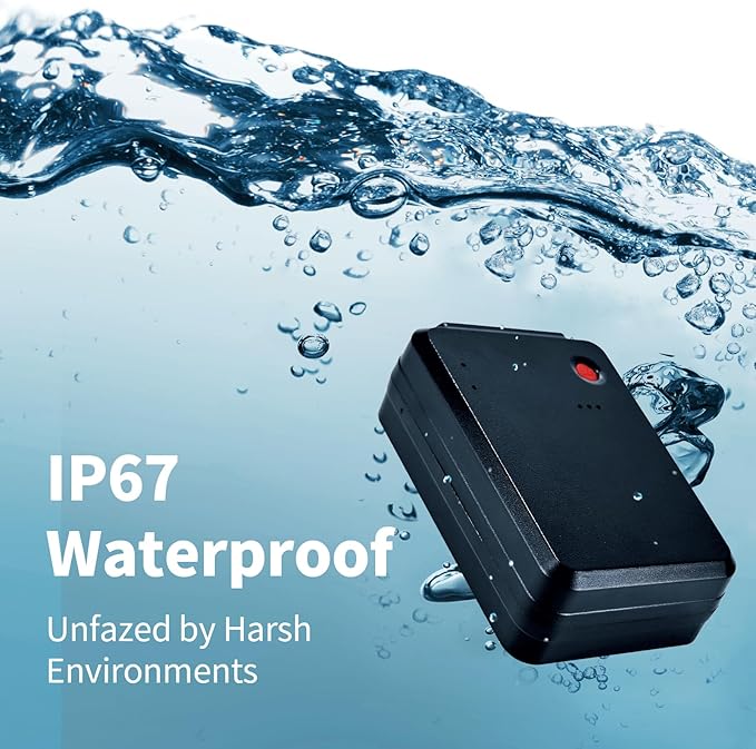 GPS Tracker for Vehicles, No Monthly Fee, No Subscription, 120-Days Long Battery Life, 4G SIM Card and Data Included, Trip History, GeoFence, Driving Alerts, Magnectic