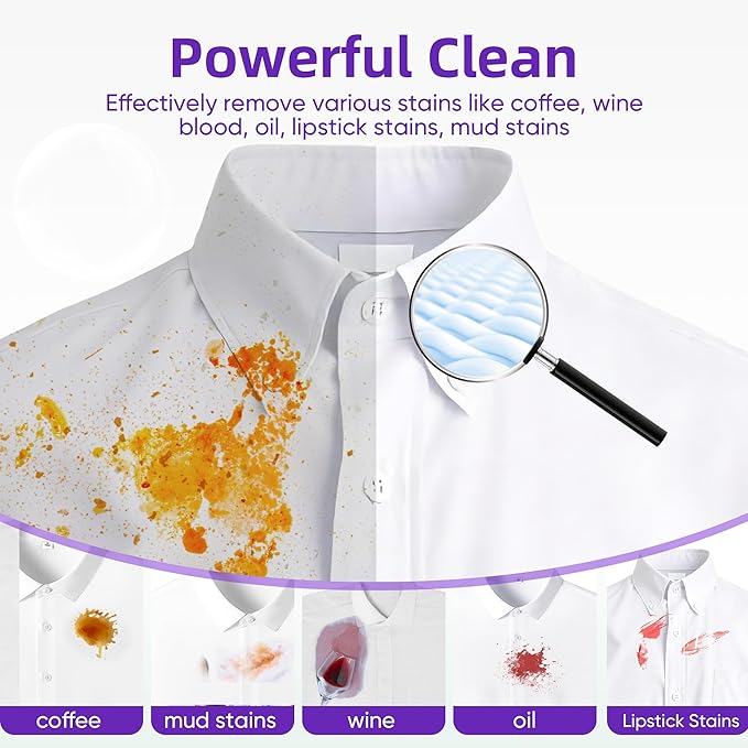 Eco-friendly Laundry Detergent Sheets - 120 Loads, Plastic-Free Washer Strips, Lavender Liquidless Laundry Sheets