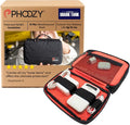 PHOOZY Premium Tech Bag & Cable Organizer Bag for Travel Accessories | Warm Weather Protection for Your Travel Essentials | Drop-Proof & Weatherproof with Skid Pad for Grip & Durability (BLACK CAMO)
