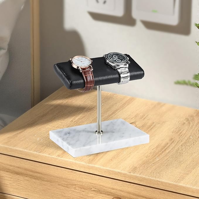 LYS&LYX Watch stand watch display stand watch holder watch Handcrafted watch holder (2--white/silver/black)