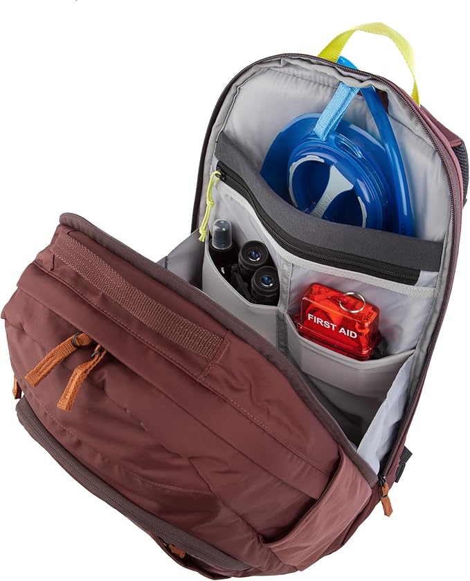Eddie Bauer 30L Venture Backpack, Hydration and Laptop Compatible Daypack, Redwood