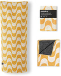 Nomadix Mini Towel - Perfect for Beach, Pool, Travel, Camping, Yoga - Made with Recycled Materials - Super Absorbent - Sand Resistant - Copacabana Mango - 16" x 40"