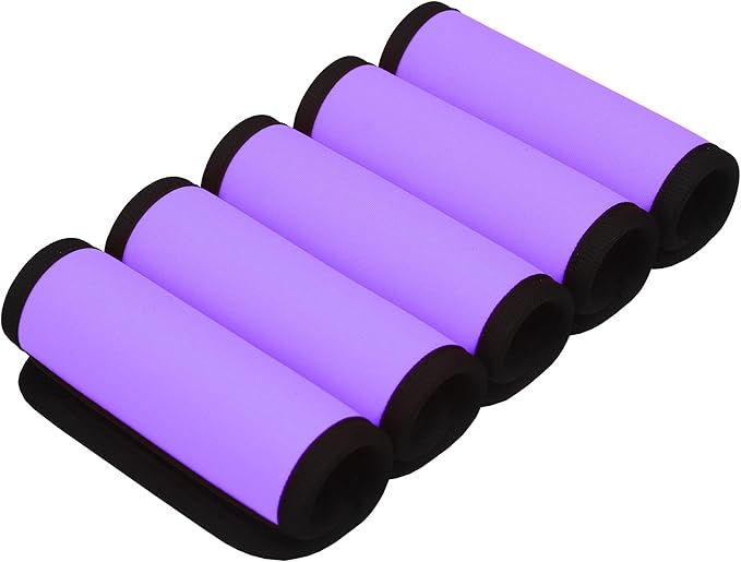 Neoprene Luggage Handle Wraps for Suitcases Bright Color Luggage Tags/Handle Wraps/Handle Covers-Violet