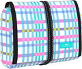 SCOUT Beauty Burrito Hanging Toiletry Bag - Cosmetic Organizer with 3 Compartments, Rolls Up to Pack, Hook for Hanging
