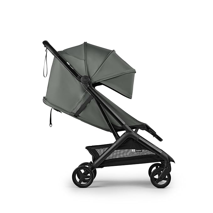 Bugaboo Butterfly 2 Travel Stroller, Ultra-Compact One-Second Fold, Lightweight and Airplane-Friendly (Green)