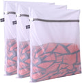 Kimmama Laundry Bag Mesh Wash Bags, Washing Machine Wash Bag, Net Washer Sack with Zipper, Dryer Pouch for Cleaning and Drying Cloths, Garment, Delicates, lingerie, Bra, Pant, Sock, Small Toys