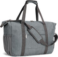 Narwey 18x14x8 Inches Travel Bag Spirit Airlines Frontier Personal Item Bag, Travel Duffel With Wet Pocket Carry on Bag for Airplane Underseat Duffle Overnight for Women and Men (Grey)