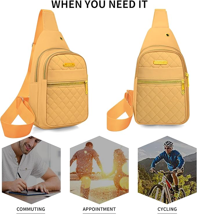 Small Sling Bag For Women Men Casual Crossbody Sling Backpack