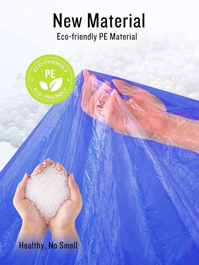 SaphiRose Disposable Rain Ponchos Emergency Clear Poncho