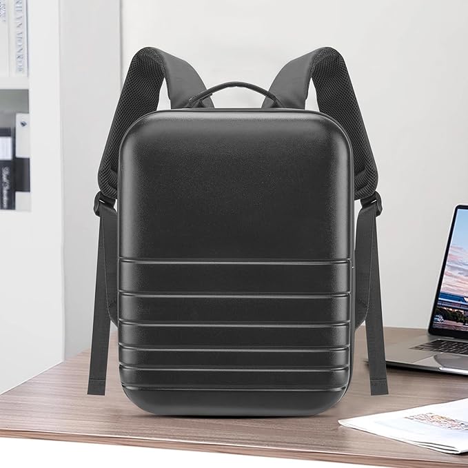 SOKOK Carry On Travel Backpack Waterproof Business Backpack with Laptop Compartment, Slim Hardshell Computer Backpack for Men and Women, Graphite
