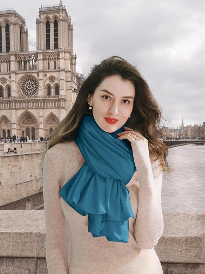 VENVSBEE Shawl Wraps for Women, Travel Scarf Soft Blanket Wrap Pashmina Travel Accessory for Airplane