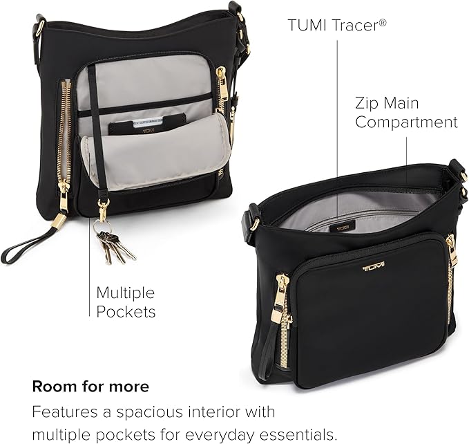 TUMI - Voyageur Tyler Crossbody - Nylon Crossbody Bag - Business, Travel Bag - Stain, Water-Resistant - Stylish Purse