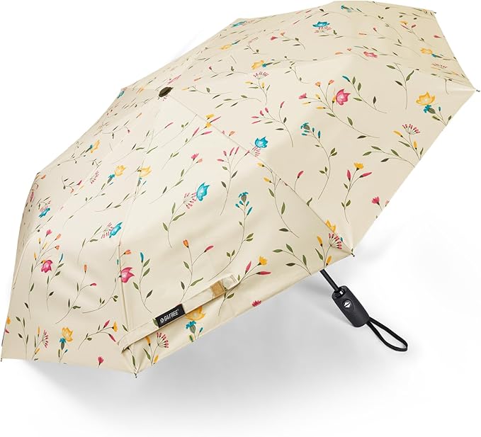 G4Free UPF 50+ UV Protection Large Travel Umbrella 42/46 Inch Auto Open Close Windproof Sun Blocking Umbrella