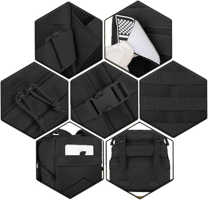 QT&QY 45L Military Tactical Backpacks For Men Camping Hiking Trekking Daypack Bug Out Bag Lage MOLLE 3 Day Assault Pack
