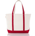 CB STATION Medium Classic Canvas Tote Bag for Women, Top Zipper Closure, Outer Pocket, Daily Essentials, Groceries, Traveling