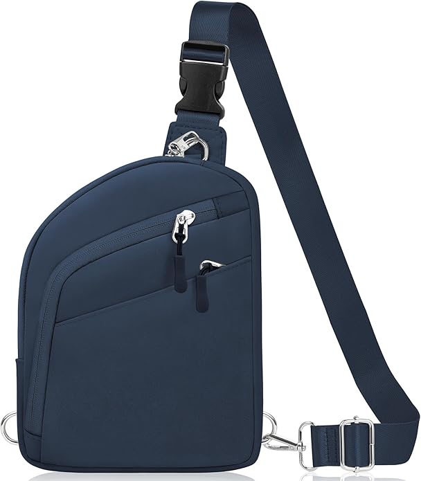 TOPEAST Anti Theft Crossbody Bag for Women Men, Small Sling Bag Crossbody Bags for Women Travel Sport Hiking Workout