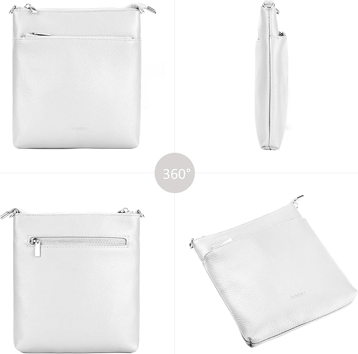 befen Genuine Leather Small Crossbody Purses for Women Travel Cross Body Bags Lightweight with Adjustable Shoulder Strap