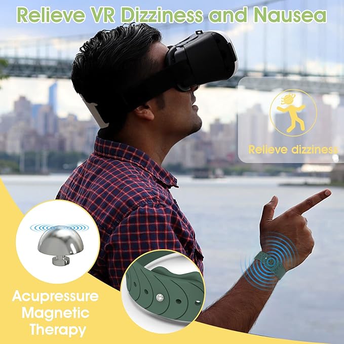 Motion Sickness Bracelets Sea Sickness Wristbands for Motion Sickness / Morning Sickness /Pregnancy Nausea Anti Nausea Bands Acupressure Wristband Motion Sickness Bands(3Pairs-Black+Pink+Transparent)