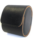 Longjet Watch Roll Travel Case for Men Portable Watches Organizer Box with Removable Velvet Pillow Holder (1 Slot Black)
